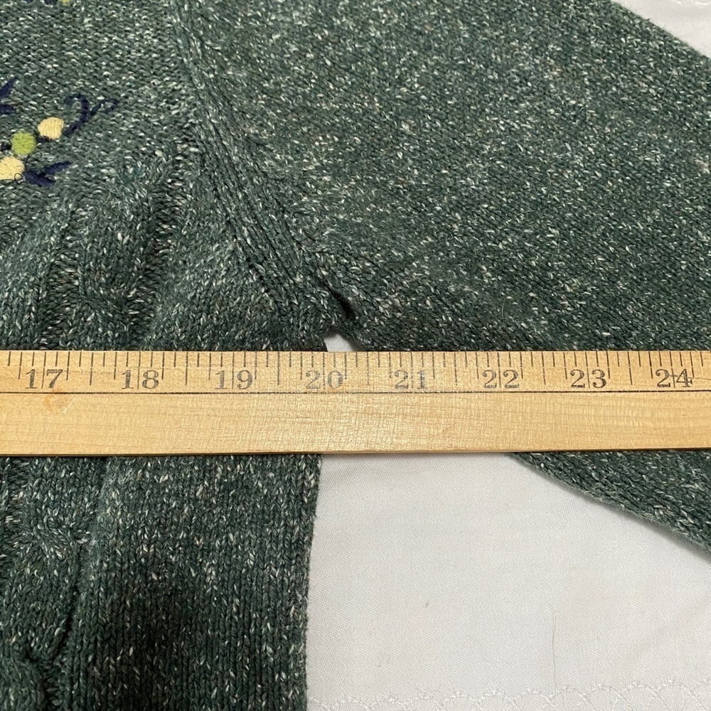 Vintage‎ Penmans Women's Button Front Green Floral Cardigan Size Small - Picture 6 of 9